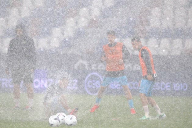 ESP: LaLiga EA Sports UD Levante v Athletic Club Bilbao Match suspended due to weather conditions caused by heavy rain, LaLiga EA Sports, between UD Levante v Athletic Club played at Ciudad de Valencia Stadium in Valencia on September 16, 2026 in Spain; Valencia Spain Futbol Copyright: xAgenciaxLOFx