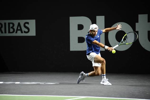 Tennis - ATP, Tennis Herren - Open Blot Rennes - 2026 Lucas POULLAIN during the Open Blot Rennes 2026, ATP Challenger 100 tennis event on 16 September 2026 at Liberte Rennes, France - Photo Julien Kammerer RennesFrance  Copyright: xJulienxKammererx