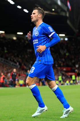 Manchester United, ManU v Brighton and Hove Albion - Carabao Cup Third Round Pascal Gross of Brighton and Hove Albion celebrates equalizing goal during the Carabao Cup Third Round match between Manchester United and Brighton & Hove Albion at Old Trafford on September 16, 2026 in Manchester, England. WARNING! This Photograph May Only Be Used For Newspaper And Or Magazine Editorial Purposes. May Not Be Used For Publications Involving 1 player, 1 Club Or 1 Competition Without Written Authorisation From Football DataCo Ltd. For Any Queries, Please Contact Football DataCo Ltd on +44 (0) 207 864 9121 Manchester Old Trafford England United Kingdom Copyright: xAllstarxPicturexLibraryxLtdx
