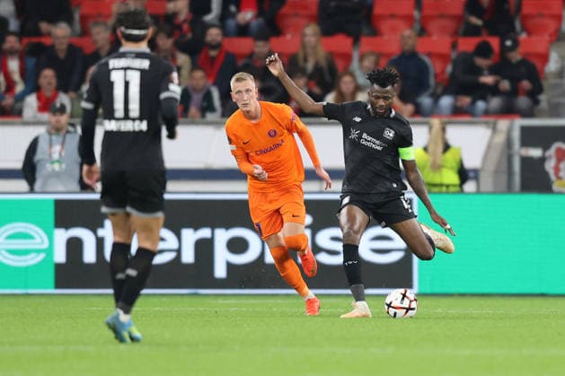 Leverkusen, Germany - 16 September: Edmond Tapsoba of Bayer Leverkusen during the UEFA Europa League match between Bayer Leverkusen vs NK Celje at Bay Arena on 16 September 2026. Copyright: xOPAxImagesxJavadxMohammadpourx