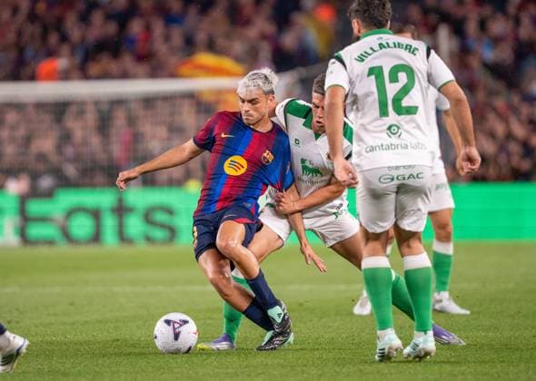 Pedri of FC Barcelona, Barca during LaLiga EA Sports between FC Barcelona v Racing Santander played at Spotify Camp Nou Stadium in Barcelona on September 16, 2026 in Spain FC Barcelona vs Racing Santander 900 Cordon Press  900 CordonxPress LOF - FC Barcelona vs Racing Santander
