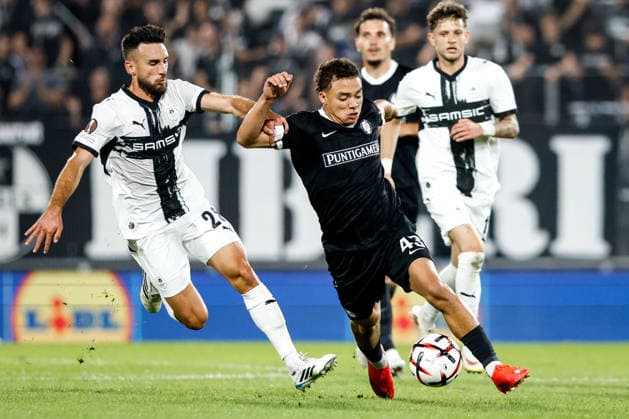 SOCCER - UEFA EL, Sturm vs Rennais GRAZ,AUSTRIA,16.SEP.26 - SOCCER - UEFA Europa League, Sturm Graz vs Stade Rennais FC. Image shows Jacob Hoedl (Sturm).  GEPAxpictures xJamesxDoak