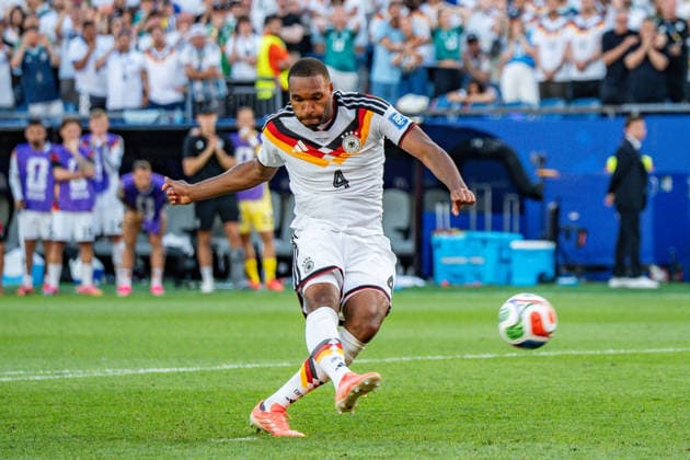 FIFA Fussball Weltmeisterschaft 2026, Sechszehntelfinale, Deutschland vs. Paraguay, 29.06.2026, Boston Stadium Jonathan Tah (Deutschland) verschossener Elfmeter Copyright: xBahhoxKarax