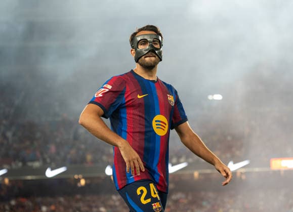 ESP: LaLiga EA Sports FC Barcelona, Barca v Racing Santander Eric Garcia of FC Barcelona during LaLiga EA Sports between FC Barcelona v Racing Santander played at Spotify Camp Nou Stadium in Barcelona on September 16, 2026 in Spain Spain Futbol Copyright: xAgenciaxLOFx