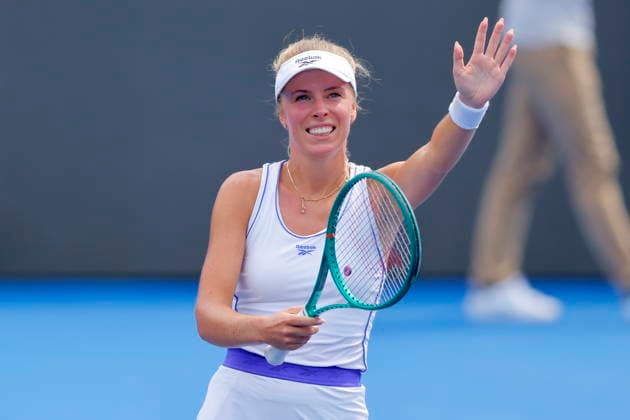 Guadalajara Open tennis tournament Magdalena Frech of Poland in action against Caroline Dolehide of the US during their round-of-16 Women s Singles match at the Guadalajara Open WTA, Tennis Damen 500 in Guadalajara, Jalisco, Mexico, 16 September 2026. Guadalajara Mexico  Copyright: xFRANCISCOxGUASCOx