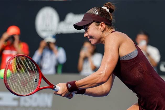 WTA, Tennis Damen GUADALAJARA OPEN 2026 WTA GUADALAJARA OPEN 2026 ZEYNEP SONMEZ VS IVA JOVIC 16092026 GUADALAJARA, JALISCO. Action photo of Iva Jovic of the United States, during a match of the WTA Guadalajara Open 2026, held at the Centro Panamericano de Tenis of Guadalajara, Jalisco, Mexico. Foto de accion de Iva Jovic de Estados Unidos, durante juego del WTA Guadalajara Open 2026 celebrado en el Centro Panamericano de Tenis de Guadalajara, Jalisco, Mexico PHOTO BY IMAGENSHOP AGENCIA FOTOGRAFICA GUADALAJARA JALISCO MEXICO Copyright: xIMAGENSHOPxAGENCIAxFOTOGRAFICAx