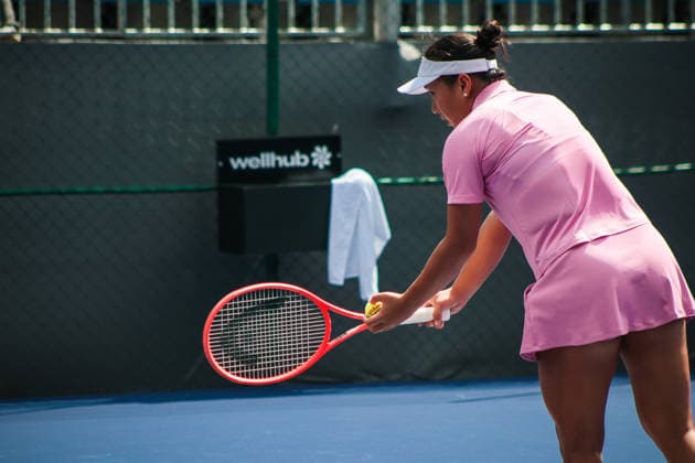 SP Open agita calendário do tênis em SP SaO PAULO, SP - 16.09.2026: SP OPEN AGITA CALENDaRIO DO TÃªNIS EM SP - The second edition of the SP Open, a WTA, Tennis Damen 250 tournament, brings together Brazilian and international tennis players between September 12 and 20, 2026, at Parque Villa-Lobos, in Sao Paulo (SP). In the photo, Claire Liu of the United States during a match against Mary Stoiana, this Wednesday (16). (Photo: AngÃ lica Alves Fotoarena) x3017384x  AngÃ licaxAlves