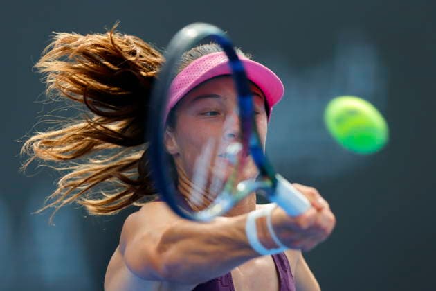 Guadalajara Open tennis tournament Zeynep Sonmez of Turkey in action against Iva Jovic of the US during their round-of-16 Women s Singles match at the Guadalajara Open WTA, Tennis Damen 500 in Guadalajara, Jalisco, Mexico, 16 September 2026. Guadalajara Mexico  Copyright: xFRANCISCOxGUASCOx