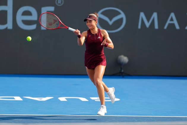 Guadalajara Open tennis tournament Iva Jovic of the US in action against Zeynep Sonmez of Turkey during their round-of-16 Women s Singles match at the Guadalajara Open WTA, Tennis Damen 500 in Guadalajara, Jalisco, Mexico, 16 September 2026. Guadalajara Mexico  Copyright: xFRANCISCOxGUASCOx