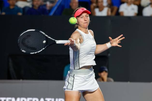 WTA, Tennis Damen GUADALAJARA OPEN 2026 WTA GUADALAJARA OPEN 2026 KAYLA DAY VS LIUDMILA SAMSONOVA 16092026 GUADALAJARA, JALISCO. Action photo of Liudmila Samsonova, during a match of the WTA Guadalajara Open 2026, held at the Centro Panamericano de Tenis of Guadalajara, Jalisco, Mexico. Foto de accion de Liudmila Samsonova, durante juego del WTA Guadalajara Open 2026 celebrado en el Centro Panamericano de Tenis de Guadalajara, Jalisco, Mexico PHOTO BY IMAGENSHOP AGENCIA FOTOGRAFICA GUADALAJARA JALISCO MEXICO Copyright: xIMAGENSHOPxAGENCIAxFOTOGRAFICAx
