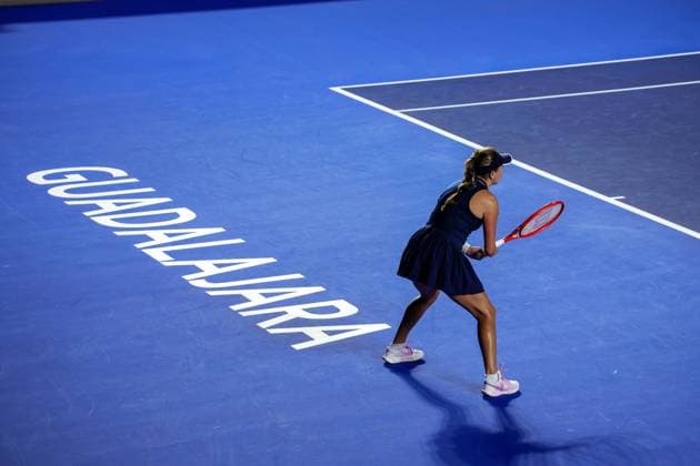 WTA, Tennis Damen GUADALAJARA OPEN 2026 WTA GUADALAJARA OPEN 2026 KAYLA DAY VS LIUDMILA SAMSONOVA 16092026 GUADALAJARA, JALISCO. Action photo of Kayla Day of the United States, during a match of the WTA Guadalajara Open 2026, held at the Centro Panamericano de Tenis of Guadalajara, Jalisco, Mexico. Foto de accion de Kayla Day de Estados Unidos, durante juego del WTA Guadalajara Open 2026 celebrado en el Centro Panamericano de Tenis de Guadalajara, Jalisco, Mexico PHOTO BY IMAGENSHOP AGENCIA FOTOGRAFICA GUADALAJARA JALISCO MEXICO Copyright: xIMAGENSHOPxAGENCIAxFOTOGRAFICAx