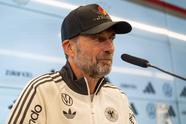 17.09.2026, GER, Nominierungs-Pressekonferenz UEFA Nations League 2026 2027 - mit Bundestrainer Jürgen Klopp Jürgen Klopp (Bundestrainer Chef-Trainer, Deutschland) Frankfurt DFB-Campus Frankfurt Deutschland Copyright: xnordphotoxGmbHx xChristianxSchulzex