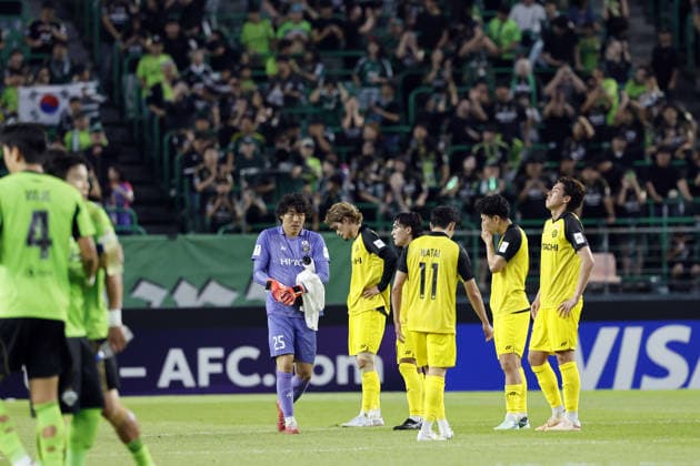 Ryosuke Kojima (Reysol), Kashiwa Reysol team group, Mannschaftsbild, Totale SEPTEMBER 16, 2026 - Football Soccer : 2026-27 AFC Champions League Elite Eest Region League Stage match between Jeonbuk Hyundai Motors FC 2-1 Kashiwa Reysol at Jeonju World Cup Stadium in Jeonju, South Korea. Noxthirdxpartyxsales  aflo_348614284 AtsushixTokumarux