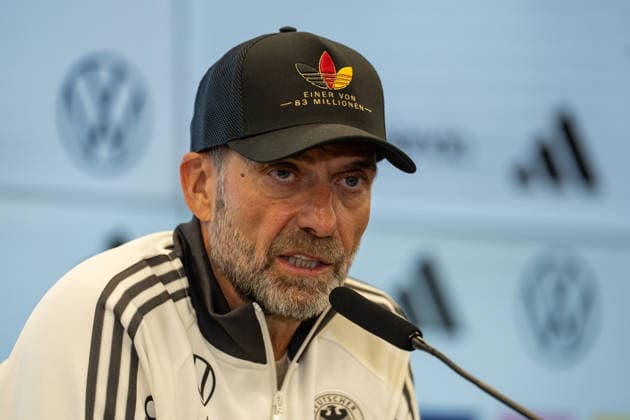 17.09.2026, GER, Nominierungs-Pressekonferenz UEFA Nations League 2026 2027 - mit Bundestrainer Jürgen Klopp Jürgen Klopp (Bundestrainer Chef-Trainer, Deutschland) Frankfurt DFB-Campus Frankfurt Deutschland Copyright: xnordphotoxGmbHx xChristianxSchulzex
