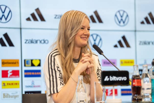 17.09.2026, GER, Nominierungs-Pressekonferenz UEFA Nations League 2026 2027 - mit Bundestrainer Jürgen Klopp Franziska Wülle (Pressesprecherin, Deutschland) Frankfurt DFB-Campus Frankfurt Deutschland Copyright: xnordphotoxGmbHx xChristianxSchulzex