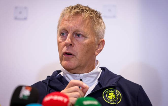 Republic of Ireland Squad Announcement, FAI HQ, Dublin 17 9 2026 Manager Heimir Hallgrimsson Heimir Hallgrimsson 17 9 2026  Copyright: xx RB2_3700