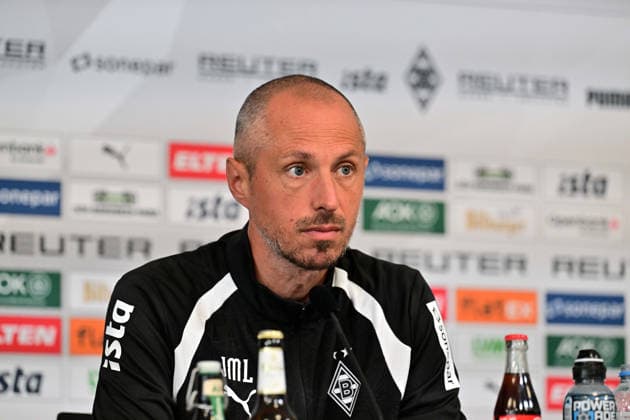 17.09.2026; Moenchengladbach; Fussball, Herren, Saison 2026 2027, Pressekonferenz Borussia Moenchengladbach vor dem Spiel gegen 1. FSV Mainz 05 Jan-Moritz Lichte (Interimstrainer Gladbach) DFL regulations prohibit any use of photographs as image sequences and or quasi-video. ista-Borussia-Park Nordrhein-Westfalen Deutschland