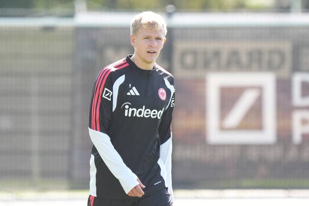 Jonathan Burkardt (Eintracht Frankfurt) - 17.09.2026 Bundesliga, Saison 26 27: Eintracht Frankfurt Training