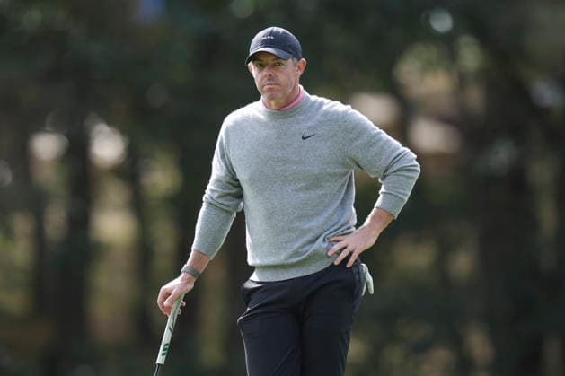 VIRGINIA WATER, ENGLAND - SEPTEMBER 17: Rory McIlroy (IRE) waits to putt on the 1st green during Round 1 at the BMW PGA, Golf Herren Championship at Wentworth Golf Club, Virginia Water on September 17, 2026 in Surrey, England The BMW PGA Championship