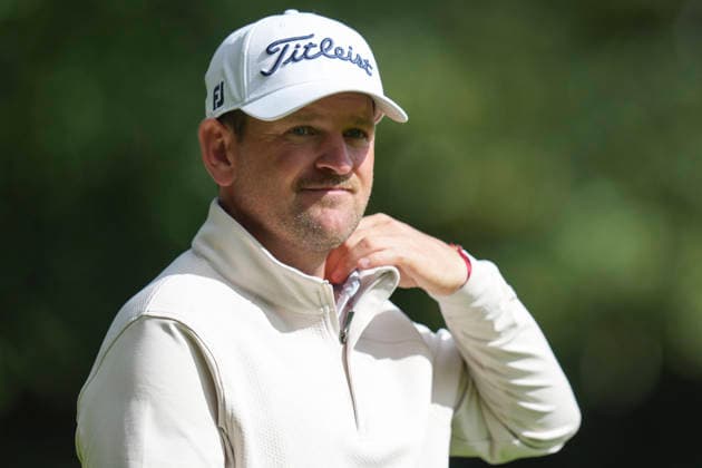 VIRGINIA WATER, ENGLAND - SEPTEMBER 17: Bernd Wiesberger (AUT) walks from the second tee during Round 1 at the BMW PGA, Golf Herren Championship at Wentworth Golf Club, Virginia Water on September 17, 2026 in Surrey, England The BMW PGA Championship