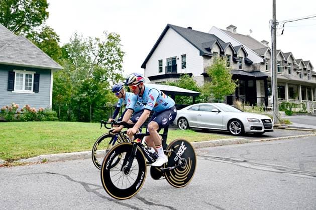 UCI 2026 Road World Championship, WM, Weltmeisterschaft Montreal 17 09 2026 BROMONT, CANADA - SEPTEMBER 17 : Evenepoel Remco (BEL) of Red Bull BORA Hansgrohe pictured during a training session prior to the Men Elite cycling road race of the 2026 UCI Road World Championships 93th edition an UCI World Championships cycling race in Montreal on September 17, 2026 in Bromont, Canada, 17 09 2026 Bromont Canada  Copyright: xPeterxDexVoechtx