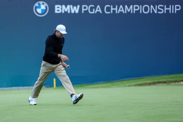 RECORD DATE NOT STATED 16th September 2026; Wentworth Golf Club, Virginia Water, Surrey, England; DP World Tour Golf, BMW PGA, Golf Herren Championship, Pro Am; Gareth Bale, former Welsh football star the 18th hole HenningxVonxJagow