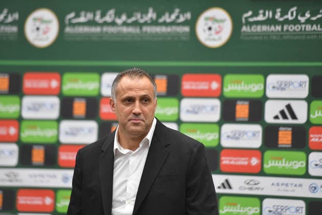 Fußball, Nationalteam Algerien Pressekonferenz Ibrahim Hemdani Anime une conference de presse Ibrahim Hemdani nouveau selectionneur national Anime une conference de presse, a Alger en Algerie le 17 Septembre 2026, et annoncee la liste des joueurs convoque Pour les matchs contre la Zambie et le Burundi Qualifications pour la Coupe d Afrique des Nations 2027 (Photo By Ohtmane APP) Alger Algeria Copyright: xAlgÃ riexPressexPhotosxAPPxOhtmanex APPx FGP_6001.jpeg