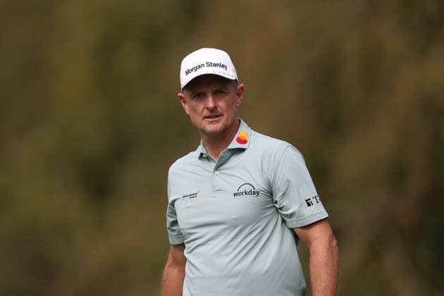 BMW PGA, Golf Herren Championship 2026 - Day One SURREY, ENGLAND, SEPTEMBER 17: Justin Rose of England during The DP World Tour BMW PGA Championship Day One at Wentworth Golf Club, Virginia Water, Surrey, England, on September 17. (Photo by Daniel Weir) Surrey Wentworth Golf Course England Copyright: xDanielxWeir SportsxPressxPhotox Sportspressphoto_SPR233416