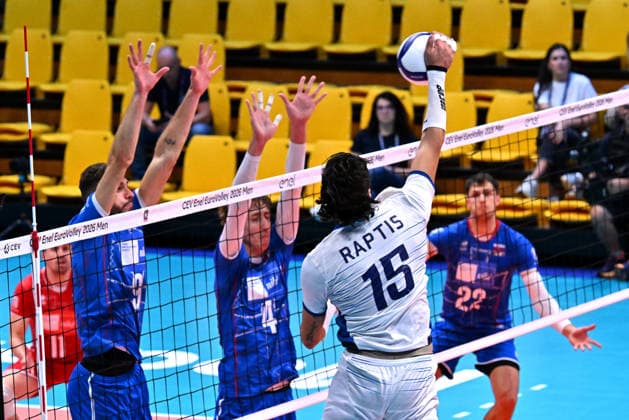 Volleyball, EM, Griechenland - Slowakei IPA88642389 - RAPTIS Alexandros (Greece)  Copyright: xDuilioxDellaxLibera IPAxSportx xx IPA88642389