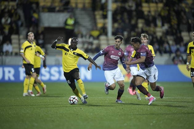 2026–2027 UEFA Europa League: Lillestrøm SCU vs. Torreense, Lillestrøm, September 17, 2026. Lillestrøm’s Winston Robin Yaw Paintsil and SCU Torreense’s Amine Oudrhiri during the UEFA Europa League soccer match between Lillestrøm and SCU Torreense at Arasen. Photo by Stian Lysberg Solum, NTB, Lillestrøm, Norway. EDITORIAL USE ONLY. RESTRICTED USE FOR BETTING COMPANIES  Copyright: xStianxLysbergxSolumx xNTBx