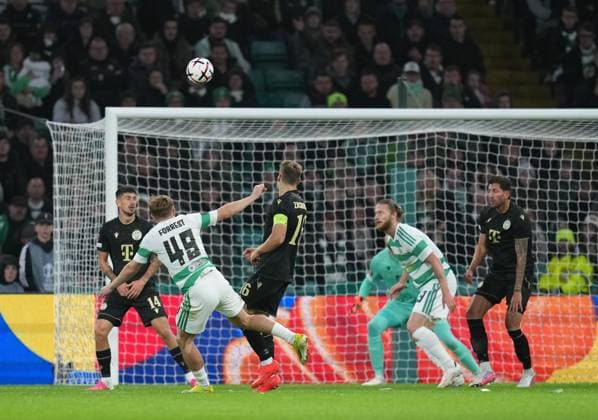 James Forrest of Celtic shoots high over the Ferencvaros goal Celtic v Ferencvaros, UEFA Europa League, Football, matchday 1, Celtic Park, Glasgow, Scotland, UKGlasgow Celtic Park Scotland United Kingdom  Copyright: xStuartxWallace Shutterstockx 17156106z