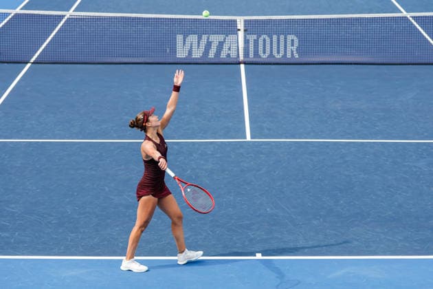 WTA, Tennis Damen GUADALAJARA OPEN 2026 WTA GUADALAJARA OPEN 2026 MAGDALENA FRECH VS IVA JOVIC 17092026 GUADALAJARA, JALISCO. Action photo of Iva Jovic of the United States, during a match of the WTA Guadalajara Open 2026, held at the Centro Panamericano de Tenis of Guadalajara, Jalisco, Mexico. Foto de accion de Iva Jovic de Estados Unidos, durante juego del WTA Guadalajara Open 2026 celebrado en el Centro Panamericano de Tenis de Guadalajara, Jalisco, Mexico PHOTO BY IMAGENSHOP AGENCIA FOTOGRAFICA GUADALAJARA JALISCO MEXICO Copyright: xIMAGENSHOPxAGENCIAxFOTOGRAFICAx