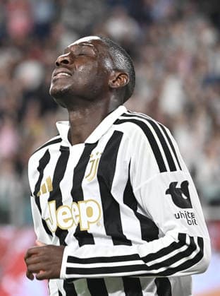 Juventus v NEC Nijmegen - UEFA Europa League TURIN, ITALY - SEPTEMBER 17: Juventus Randal Kolo Muani celebrates after scoring his team s fourth goal during the UEFA Europa League phase football match between Juventus and NEC Nijmegen at the Juventus Stadium in Turin, Italy, on September 17, 2026. Isabella Bonotto Anadolu Turin Italy. Editorial use only. Please get in touch for any other usage.  Copyright: x2026xAnadoluxIsabellaxBonottox