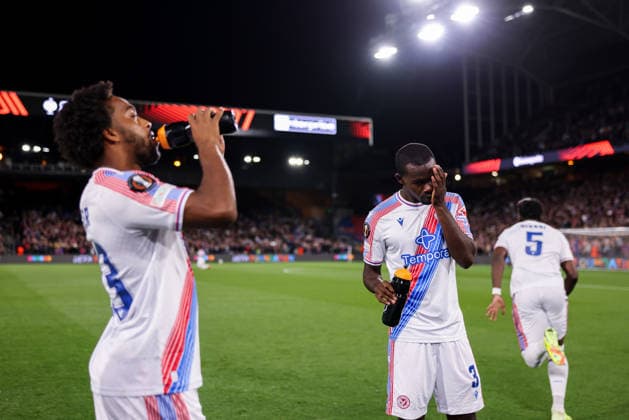 RECORD DATE NOT STATED 17th September 2026; Selhurst Park, London, England; UEFA Europa League Football, Crystal Palace versus Lech Poznan; Tyrick Mitchell of Crystal Palace before kick off HenningxVonxJagow