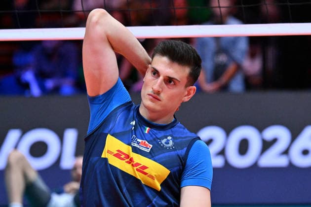 VOLLEYBALL - CEV Eurovolley Men - Italy vs. Slovenia Photo by IPA ABACAPRESS.COM88650626 - SANGUINETTI, Giovanni (Italy) Modena Italy  Copyright: xIPAxSport ABACAx
