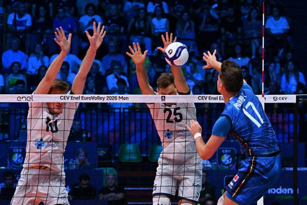 VOLLEYBALL - CEV Eurovolley Men - Italy vs. Slovenia Photo by IPA ABACAPRESS.COM88650594 - Luca PORRO (Italy) Modena Italy  Copyright: xIPAxSport ABACAx
