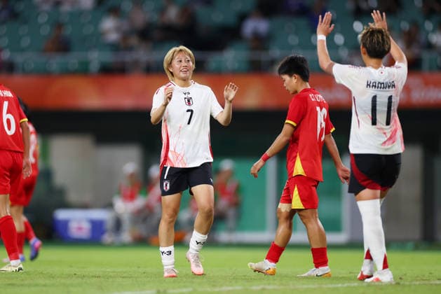 Megu Hamada (JPN), SEPTEMBER 17, 2026 - Football Soccer : Women s Group D match between Vietnam 0-8 Japan at Ecopa Stadium during the Asian Games Aichi-Nagoya 2026 in Shizuoka, Japan. Noxthirdxpartyxsales  aflo_348714484 NaokixMoritax