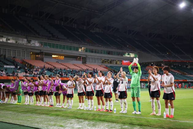 Japan team group, Mannschaftsbild, Totale (JPN), SEPTEMBER 17, 2026 - Football Soccer : Women s Group D match between Vietnam 0-8 Japan at Ecopa Stadium during the Asian Games Aichi-Nagoya 2026 in Shizuoka, Japan. Noxthirdxpartyxsales  aflo_348714488 NaokixMoritax