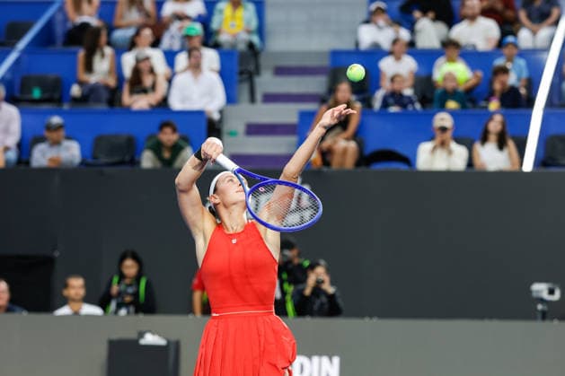 WTA, Tennis Damen GUADALAJARA OPEN 2026 WTA GUADALAJARA OPEN 2026 MARTA KOSTYUK VS LIUDMILA SAMSONOVA 17092026 GUADALAJARA, JALISCO. Action photo of Marta Kostyuk of Ukraine, during a match of the WTA Guadalajara Open 2026, held at the Centro Panamericano de Tenis of Guadalajara, Jalisco, Mexico. Foto de accion de Marta Kostyuk de Ucrania, durante juego del WTA Guadalajara Open 2026 celebrado en el Centro Panamericano de Tenis de Guadalajara, Jalisco, Mexico PHOTO BY IMAGENSHOP AGENCIA FOTOGRAFICA GUADALAJARA JALISCO MEXICO Copyright: xIMAGENSHOPxAGENCIAxFOTOGRAFICAx