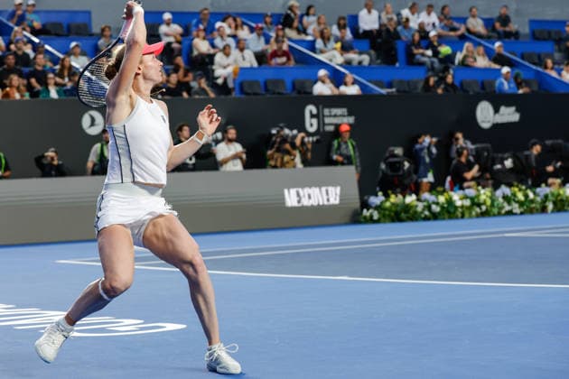 WTA, Tennis Damen GUADALAJARA OPEN 2026 WTA GUADALAJARA OPEN 2026 MARTA KOSTYUK VS LIUDMILA SAMSONOVA 17092026 GUADALAJARA, JALISCO. Action photo of Liudmila Samsonova during a match of the WTA Guadalajara Open 2026, held at the Centro Panamericano de Tenis of Guadalajara, Jalisco, Mexico. Foto de accion de Liudmila Samsonova , durante juego del WTA Guadalajara Open 2026 celebrado en el Centro Panamericano de Tenis de Guadalajara, Jalisco, Mexico PHOTO BY IMAGENSHOP AGENCIA FOTOGRAFICA GUADALAJARA JALISCO MEXICO Copyright: xIMAGENSHOPxAGENCIAxFOTOGRAFICAx