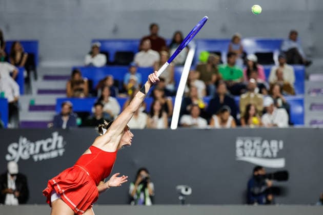 WTA, Tennis Damen GUADALAJARA OPEN 2026 WTA GUADALAJARA OPEN 2026 MARTA KOSTYUK VS LIUDMILA SAMSONOVA 17092026 GUADALAJARA, JALISCO. Action photo of Marta Kostyuk of Ukraine, during a match of the WTA Guadalajara Open 2026, held at the Centro Panamericano de Tenis of Guadalajara, Jalisco, Mexico. Foto de accion de Marta Kostyuk de Ucrania, durante juego del WTA Guadalajara Open 2026 celebrado en el Centro Panamericano de Tenis de Guadalajara, Jalisco, Mexico PHOTO BY IMAGENSHOP AGENCIA FOTOGRAFICA GUADALAJARA JALISCO MEXICO Copyright: xIMAGENSHOPxAGENCIAxFOTOGRAFICAx