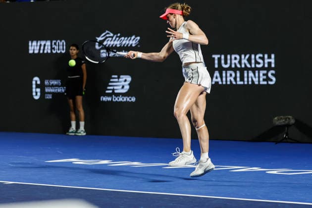 WTA, Tennis Damen GUADALAJARA OPEN 2026 WTA GUADALAJARA OPEN 2026 MARTA KOSTYUK VS LIUDMILA SAMSONOVA 17092026 GUADALAJARA, JALISCO. Action photo of Liudmila Samsonova, during a match of the WTA Guadalajara Open 2026, held at the Centro Panamericano de Tenis of Guadalajara, Jalisco, Mexico. Foto de accion de Liudmila Samsonova, durante juego del WTA Guadalajara Open 2026 celebrado en el Centro Panamericano de Tenis de Guadalajara, Jalisco, Mexico PHOTO BY IMAGENSHOP AGENCIA FOTOGRAFICA GUADALAJARA JALISCO MEXICO Copyright: xIMAGENSHOPxAGENCIAxFOTOGRAFICAx