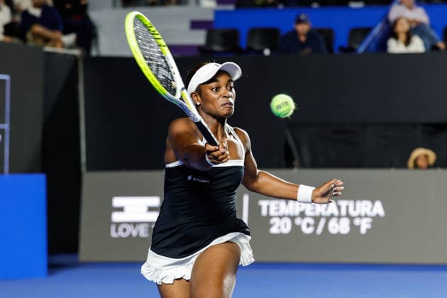 WTA, Tennis Damen GUADALAJARA OPEN 2026 WTA GUADALAJARA OPEN 2026 PEYTON STEARNS VS SLOANE STEPHENS 17092026 GUADALAJARA, JALISCO. Action photo of Sloane Stephens of the United States, during a match of the WTA Guadalajara Open 2026, held at the Centro Panamericano de Tenis of Guadalajara, Jalisco, Mexico. Foto de accion de Sloane Stephens de Estados Unidos, durante juego del WTA Guadalajara Open 2026 celebrado en el Centro Panamericano de Tenis de Guadalajara, Jalisco, Mexico PHOTO BY IMAGENSHOP AGENCIA FOTOGRAFICA GUADALAJARA JALISCO MEXICO Copyright: xIMAGENSHOPxAGENCIAxFOTOGRAFICAx