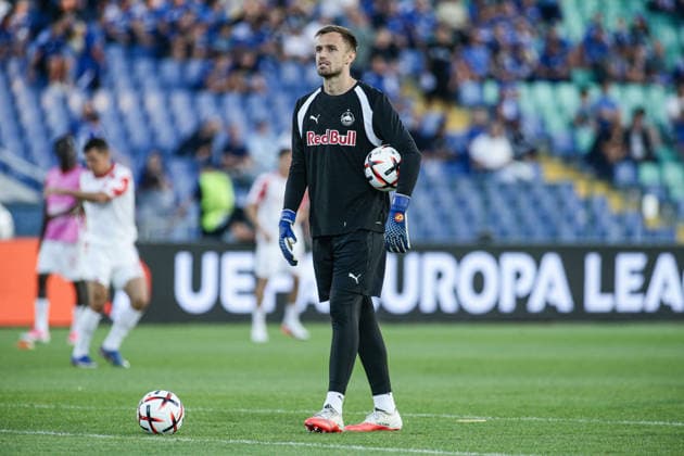 SOCCER - UEFA Europa League - PFC Levski vs. FC Red Bull Salzburg Photo by IPA ABACAPRESS.COM88642018 - Salzburg s Christian Fruchtl during warm-ups before the Europa League match between PFC Levski and FC Red Bull Salzburg at Vasil Levski National Stadium in Sofia, Bulgaria, on September 17, 2026 Sofia Bulgaria  Copyright: xIPAxSport ABACAx
