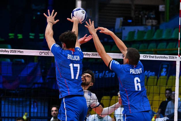 VOLLEYBALL - CEV Eurovolley Men - Slovakia vs. Greece Photo by IPA ABACAPRESS.COM88642413 - BILLICH Andrej (Slovakia) Modena Italy  Copyright: xIPAxSport ABACAx