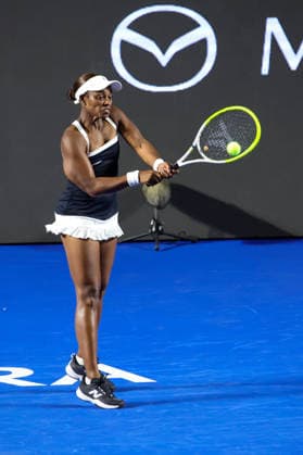 WTA, Tennis Damen GUADALAJARA OPEN 2026 WTA GUADALAJARA OPEN 2026 PEYTON STEARNS VS SLOANE STEPHENS 17092026 GUADALAJARA, JALISCO. Action photo of Sloane Stephens of the United States, during a match of the WTA Guadalajara Open 2026, held at the Centro Panamericano de Tenis of Guadalajara, Jalisco, Mexico. Foto de accion de Sloane Stephens de Estados Unidos, durante juego del WTA Guadalajara Open 2026 celebrado en el Centro Panamericano de Tenis de Guadalajara, Jalisco, Mexico PHOTO BY IMAGENSHOP AGENCIA FOTOGRAFICA GUADALAJARA JALISCO MEXICO Copyright: xIMAGENSHOPxAGENCIAxFOTOGRAFICAx