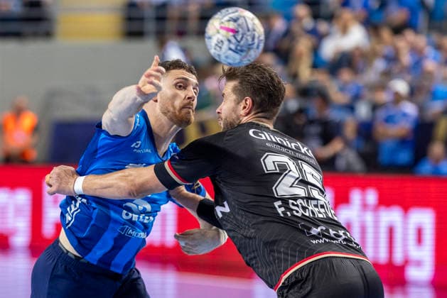 EHF Champions League - Orlen Wisla Plock v MT Melsungen Mitja Janc, Olle Forsell Schefvert during the match EHF Champions League Men match between Orlen Wisla Plock and MT Melsungen in Plock, Poland on September 17, 2026 Plock Poland  Copyright: xAndrzejxIwanczukx originalFilename:iwanczuk-ehfchamp260917_npf3O.jpg