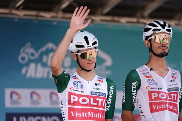 Italy s Ludovico Crescioli of Team Polti VisitMalta during the Giro d™Abruzzo, stage 4 from Silvi to Controguerra (182 km) - Abruzzo, Italy - Friday, September 18, 2026. - cycling.  Copyright: xMassimoxPaolone LaPressex