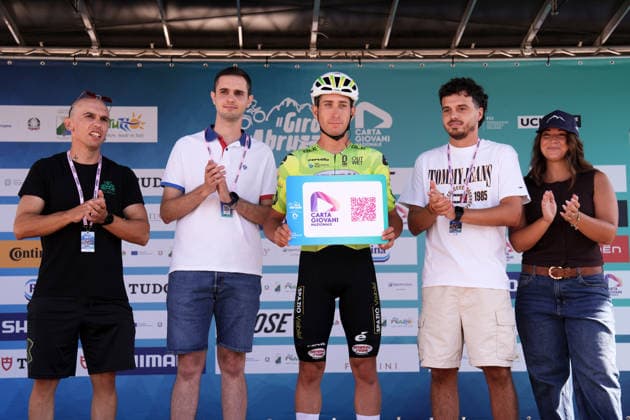 Italy s Filippo D Aiuto of General Store - Essegibi - F.lli Curia premio Carta Giovani Nazionale during the Giro d™Abruzzo, stage 4 from Silvi to Controguerra (182 km) - Abruzzo, Italy - Friday, September 18, 2026. - cycling.  Copyright: xMassimoxPaolone LaPressex
