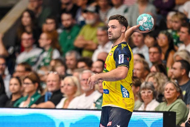 Goeppingen, Deutschland, 17.09.26: Dani Baijens (Rhein-Neckar Loewen) in Aktion, am Ball, Einzelaktion waehrend des Opel Handball Bundesliga Spiels zwischen FRISCH AUF! Goeppingen vs Rhein-Neckar Loewen in der EWS Arena am 17. September 2026 in Goeppingen, Deutschland. (Foto von Harry Langer DeFodi Images) Goeppingen, Germany, 17.09.26: Dani Baijens (Rhein-Neckar Loewen) controls the Ball during the Opel Handball Bundesliga match between FRISCH AUF! Goeppingen vs Rhein-Neckar Loewen at EWS Arena on September 17, 2026 in Goeppingen, Germany. (Photo by Harry Langer DeFodi Images) (Photo by Harry Langer DeFodi Images) -
